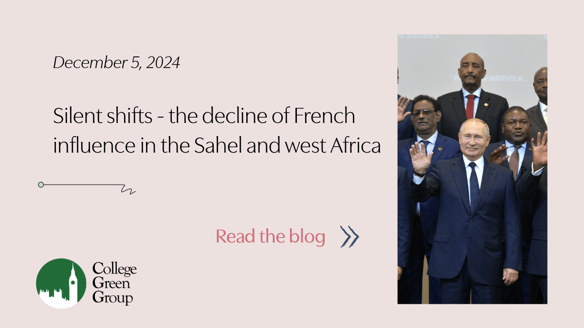 Silent shifts – the decline of French influence in the Sahel and west ...