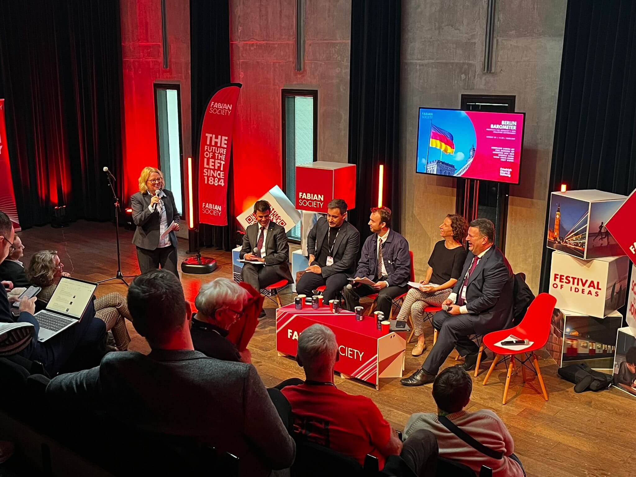 Fabian Society: Berlin Barometer. With Anneliese Dodds MP, Phil Brickell MP, Hubertus Heil MdB, Tarik Abou-Chadi, Michele Auga, and Iggy Wood.